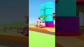 Машинки МУЛЬТИК про фургон с мороженым 🍧🚚 Мультфильм МАШИНЫ ПОМОЩНИКИ  