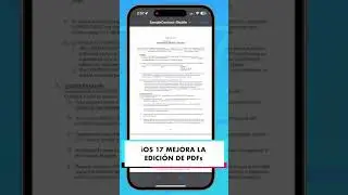 iOS 17 PERMITE EDITAR MEJOR los PDF!