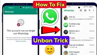 this account can no longer use whatsapp problem | how to fix this account can no longer use whatsapp