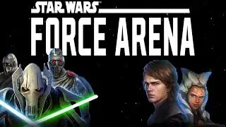 Star Wars Force Arena Gameplay--Anakin Skywalker and General Grievous Decks