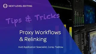 Tips & Tricks: Proxy Workflows and Relinking