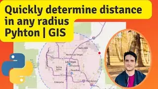 How to determine two points distance within in a radius | Python | GIS Tutorial