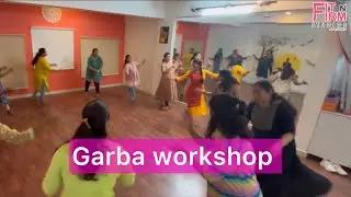 Garba workshop || Lets learn Garba Dance || Fit N Firm Studios Bangalore