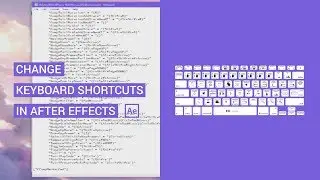 How to change Keyboard Shortcuts in After Effects _Tutorial