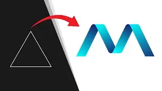 Creative Letter M Logo Design in Illustrator