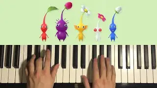 How To Play - Pikmin - Forest Maze Theme (Piano Tutorial Lesson)