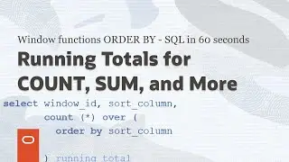 Window functions ORDER BY - SQL in 60 seconds 