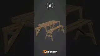 Convertible Bench Animation in Blender 