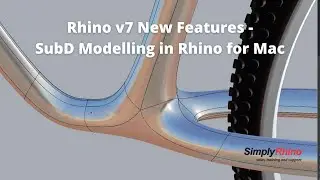 Rhino 3D v7 - SubD Modelling in Rhino for Mac Video Tutorial