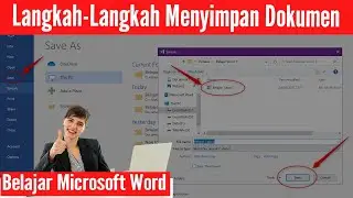 langkah langkah menyimpan dokumen microsoft word