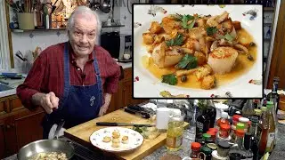 Scallops Grenobloise with Jacques Pepin