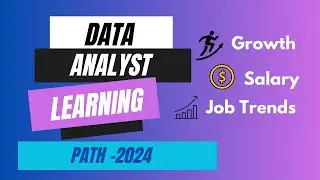 Data analyst Learning Path For 2024 | Data Analyst Salary | Data Analyst Jobs