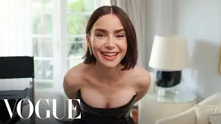 Lily Collins Gets Ready for the Emily In Paris Premiere | Last Looks | Vogue