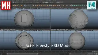 Freestyling a Sci-Fi object in Maya