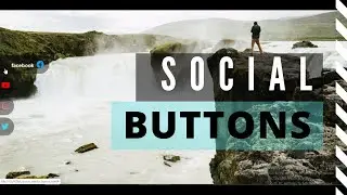 Pure CSS Sticky Social Media Buttons Using CSS HTML