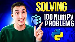 Solving 100 Python NumPy Problems! (From easy to difficult)