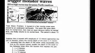 IB Tidal Wave problem