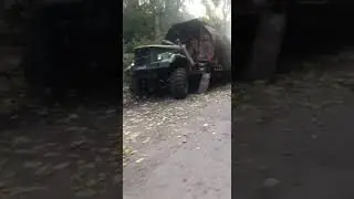 A column of Russian army in the Kursk region!