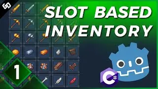 Slot based inventory in GODOT Tutorial Part 1 Initial Setup