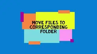 Move Files to Corresponding Folder using UiPath For Each File in Folder Activity (RPA)