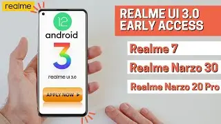 Realme UI 3.0 Early Access Program Start for Realme 7/ Narzo 30/ Narzo 20 Pro📲| Application Open 🈸