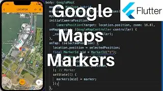 Flutter Tutorial: How to add markers to Google Maps in your mobile app.