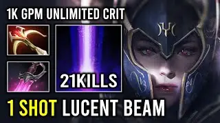 WTF 1 Shot Lucent Beam 1K GPM Max Slotted Fast Farm Unlimited Glaive Luna Dota 2