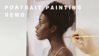 PORTRAIT PAINTING TIME-LAPSE || Oil Painting