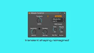 GMaudio TransD 2.0 - Max For Live Transient Shaper - Further Examples