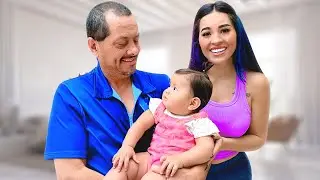 MI PAPÁ CONOCE A SU NIETA NASYA 😢 *Muy emocional*