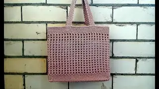 Летняя сумка - авоська крючком. Всё подробно расскажу и покажу. Crochet bag pattern