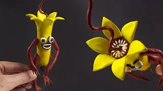 Кто такой Банан Пожиратель Banana eater - Лепка и История монстров Тревора Хендерсона