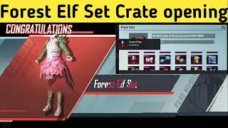 Forest Elf Set Crate opening🔥New Growing pack Event in BGMI