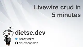 Demo CRUD application - 🎩  Laravel Livewire in 5 minutes