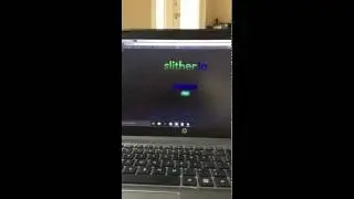 Playing slither.io on PC for the first time!