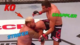 5 Times Grapplers KO'd Strikers