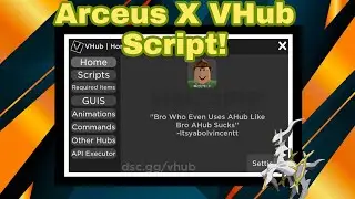 VHub Script! | Arceus X 2.1.2 Roblox