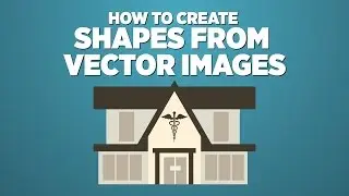 Convert VECTORS to SHAPE LAYERS in After Effects | Adobe After Effects Tutorial