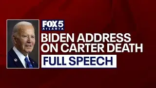 WATCH LIVE: President Biden on Jimmy Carter's death