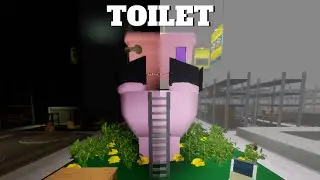 Turning TOILET into a BASE! | Roblox SCP-3008