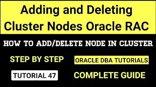 Adding and Deleting Cluster Nodes in Oracle RAC Environment Step By Step