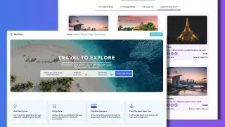 React Responisve Travel Agency Website Design using Styled Components with ScrollReveal Animations✈️