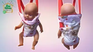 How to sew a kangaroo carry-on for a Baby Boy doll / detailed master-class from SvGasporovich