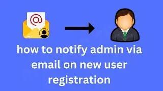 how to notify admin via email on new user registration || Email notification system in PHP