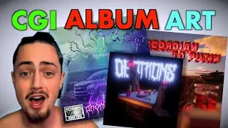 3D ALBUM COVER ART for FREE (BEGINNER TUTORIAL)