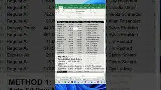 Auto Fit Row and Column | Excel Tips and Tricks