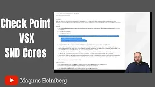 Check Point VSX | How to change number of SND cores