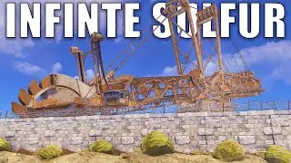 i walled in excavator in rust for infinite sulfur....