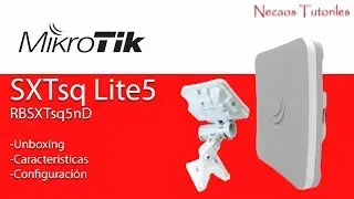 SXTsq Lite5 mikrotik (Nueva SXTsq Lite5) Unboxing y configuracion