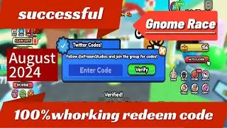 NEW ALL WORKING CODES FOR | GNOME RACE IN AUGUST 2024! ROBLOX GNOME RACE | CODES